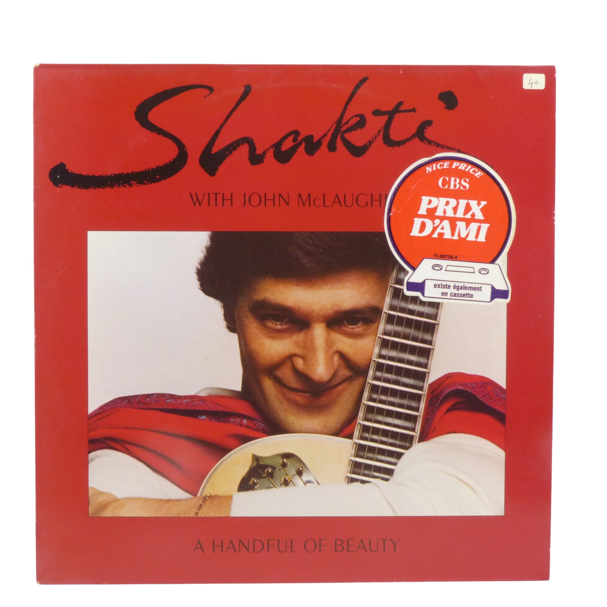 Vinyle 33T Shakti /A Handful Of Beauty - CBS 1986 Bon état -  reconditionné disponible sur Label Emmaüs